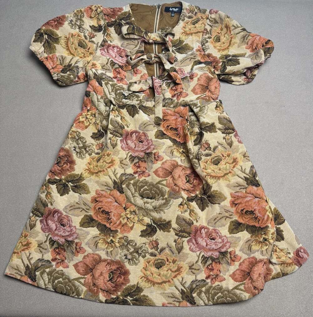 floral babydoll Dress M (8-10) New